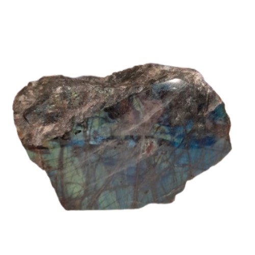 Energesens 2 faces polies coupe brut Labradorite N° 3
