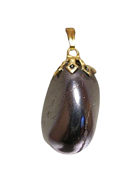 Pendentif Pierre Roulée HEMATITE