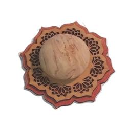 ILLUMINESENS Socle en tilleul 3 + Galet senteur au choix