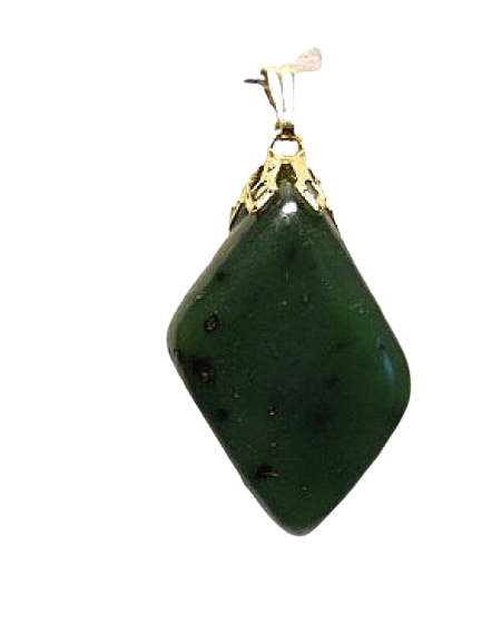 Pendentif Pierre Roulée JADE NEPHRITE