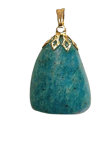 Pendentif Pierre Roulée AMAZONITE