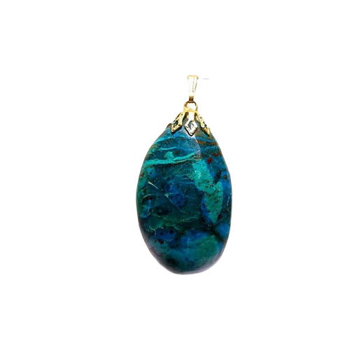 Pendentif Pierre Roulée Chrysocolle