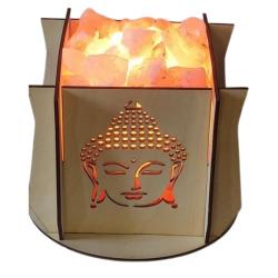 ILLUMINESENS Lampe de sel de l'Himalaya Modèle Bouddha