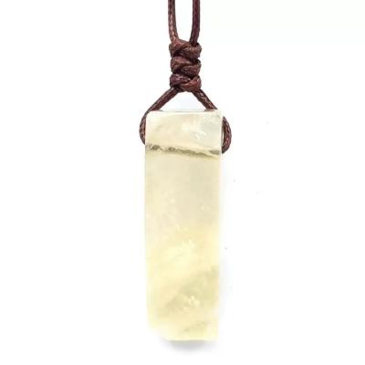 Pendentif Ethnique en Quartz rose