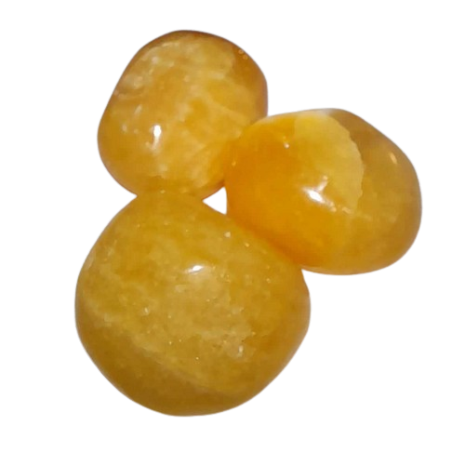 Pierre roulée Calcite orange du Mexique