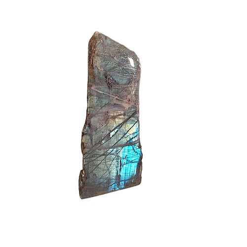 Energesens 2 faces polies coupe brut Labradorite N° 4