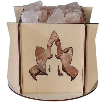 ILLUMINESENS Lampe de sel de l'Himalaya Modèle  Bouddha Lotus