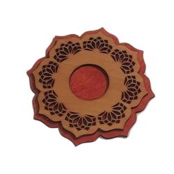 ILLUMINESENS Socle en tilleul 3 + Galet senteur au choix