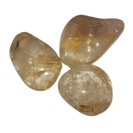 Pierre roulée Quartz rutile du Brésil