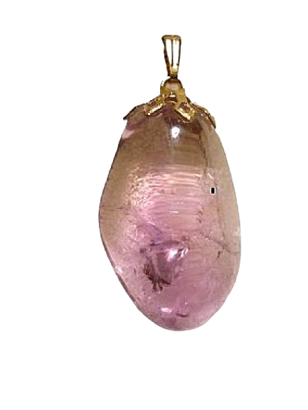 Pendentif Pierre Roulée AMETRINE