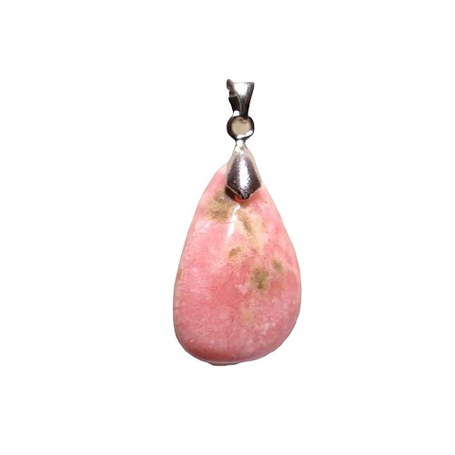 Pendentif Pierre Roulée Rhodochrosite