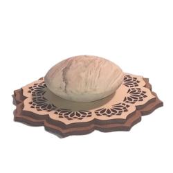 ILLUMINESENS Socle en tilleul 2 + Galet senteur au choix