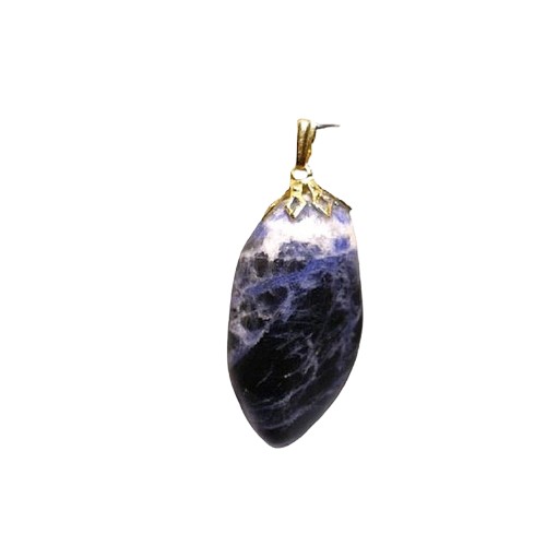 Pendentif Pierre Roulée Sodalite