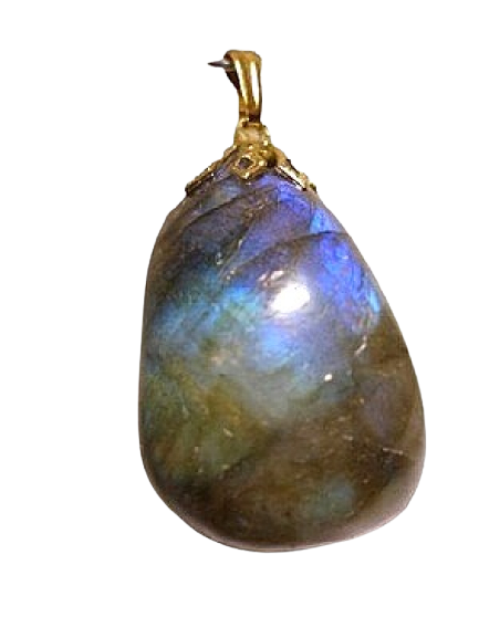 Pendentif Pierre Roulée Labradorite