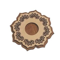 ILLUMINESENS Socle en tilleul 2 + Galet senteur au choix