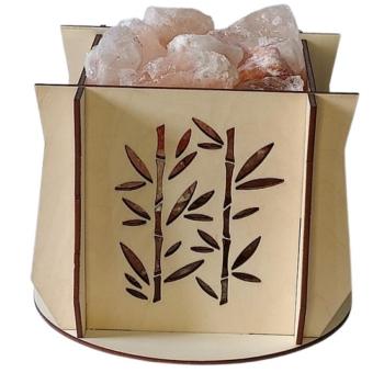 ILLUMINESENS Lampe de sel de l'Himalaya Modèle  Bambou