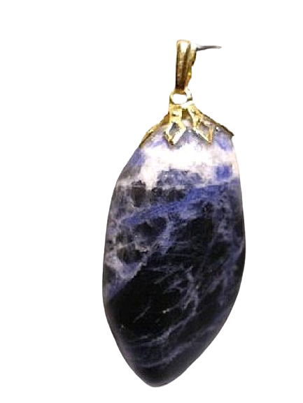 Pendentif Pierre Roulée Sodalite