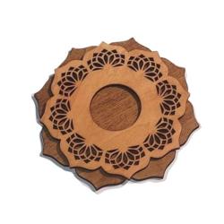 ILLUMINESENS Socle en tilleul 5 + Galet senteur au choix