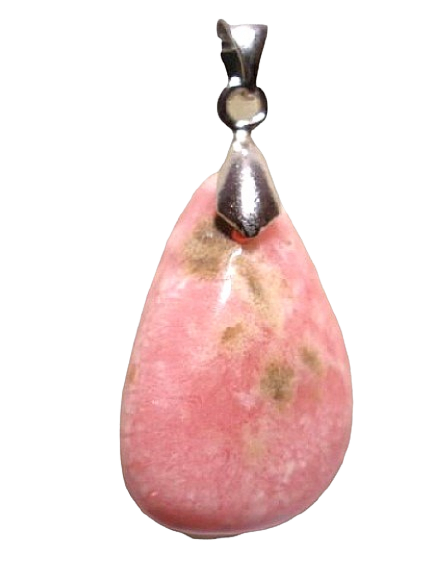 Pendentif Pierre Roulée Rhodochrosite