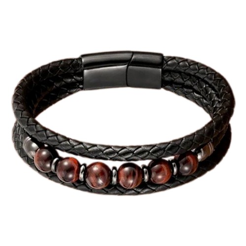 Energesens Bracelet Homme en Œil de Taureau 1