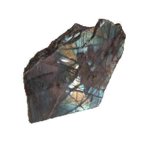 Energesens 1 face polie coupe brut Labradorite N° 2
