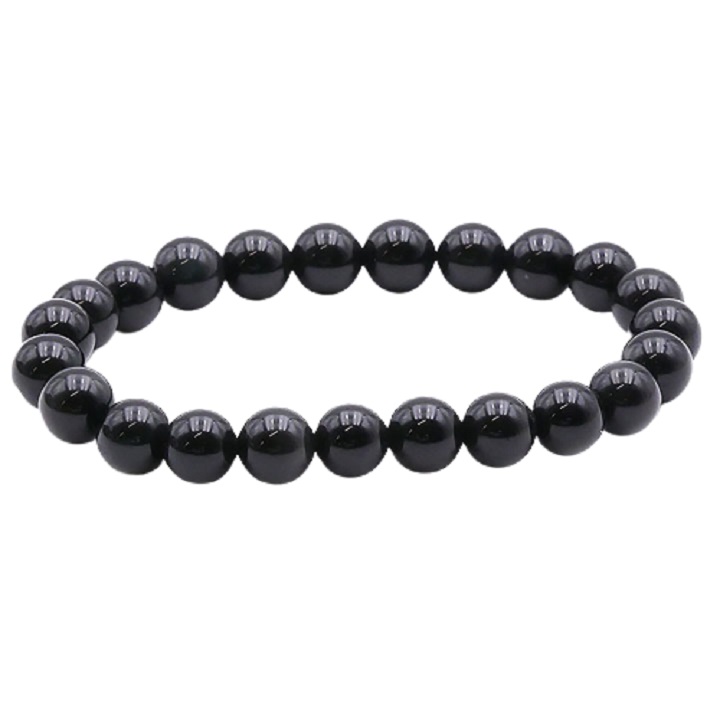 Bracelet Obsidienne noire 