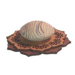 ILLUMINESENS Socle en tilleul 5 + Galet senteur au choix