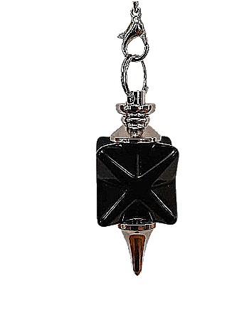 Pendule Merkaba en Tourmaline noire