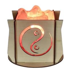 ILLUMINESENS Lampe de sel de l'Himalaya Modèle Yin Yang